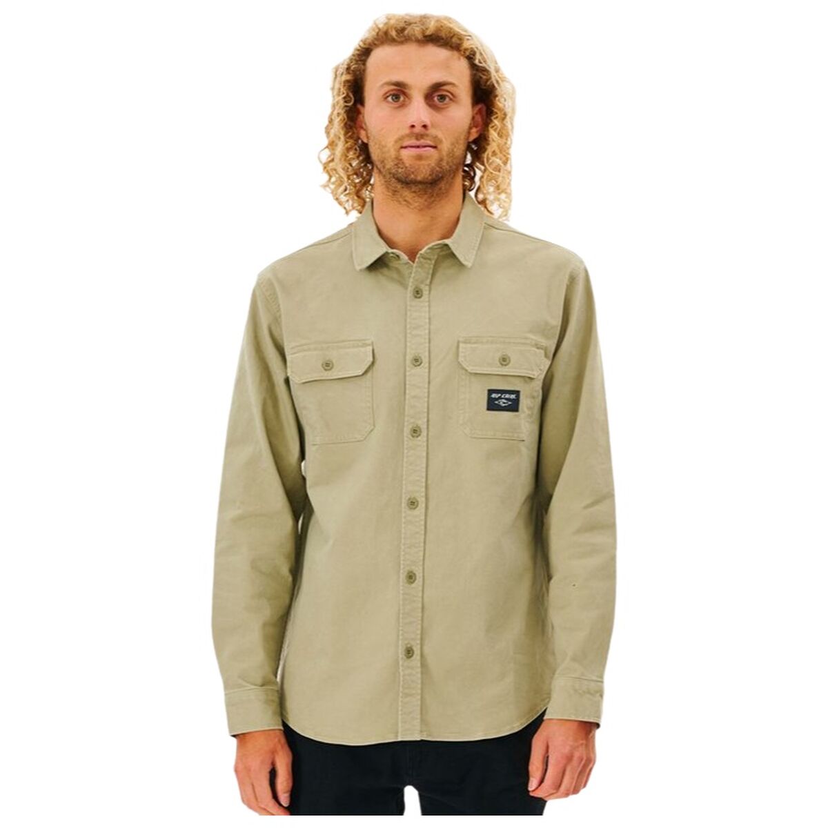 Chemise à manches longues homme Rip Curl Epic Beige (S)