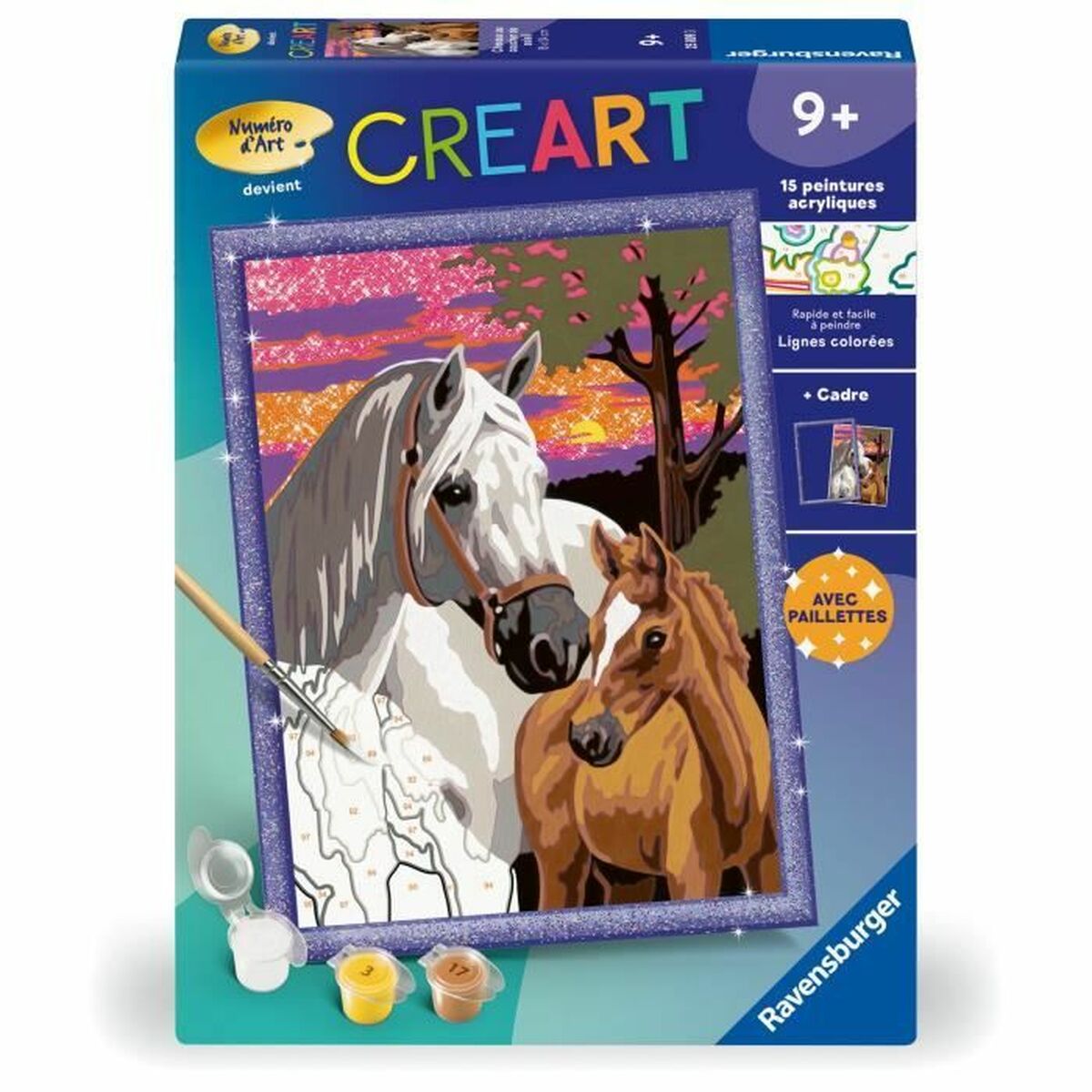 Zoom utilisateur : Kit de Dessin Ravensburger Creart