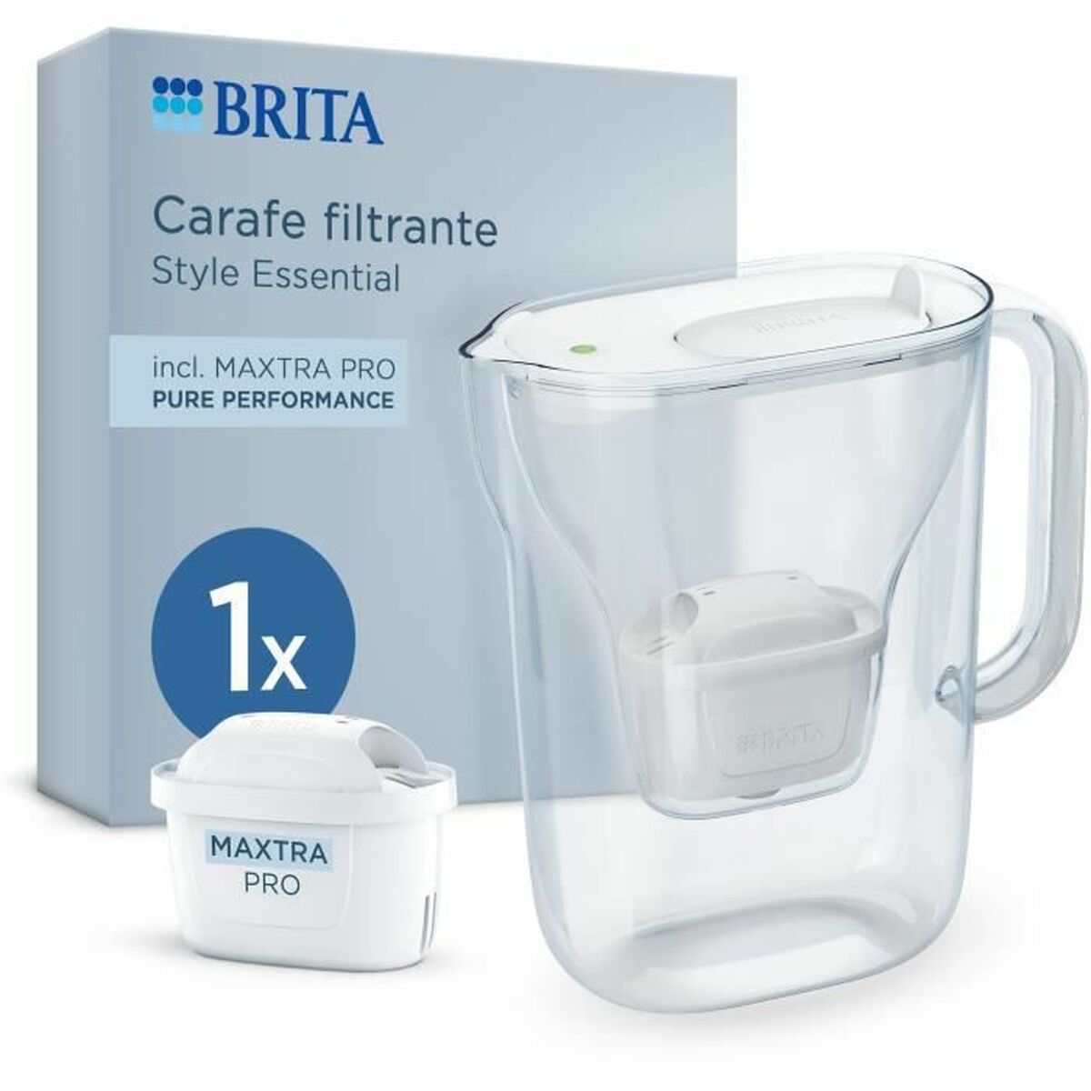 Pourquoi acheter Carafe Filtrante Brita Style Essential Blanc Transparent 2,4 L ? Avis et analyse