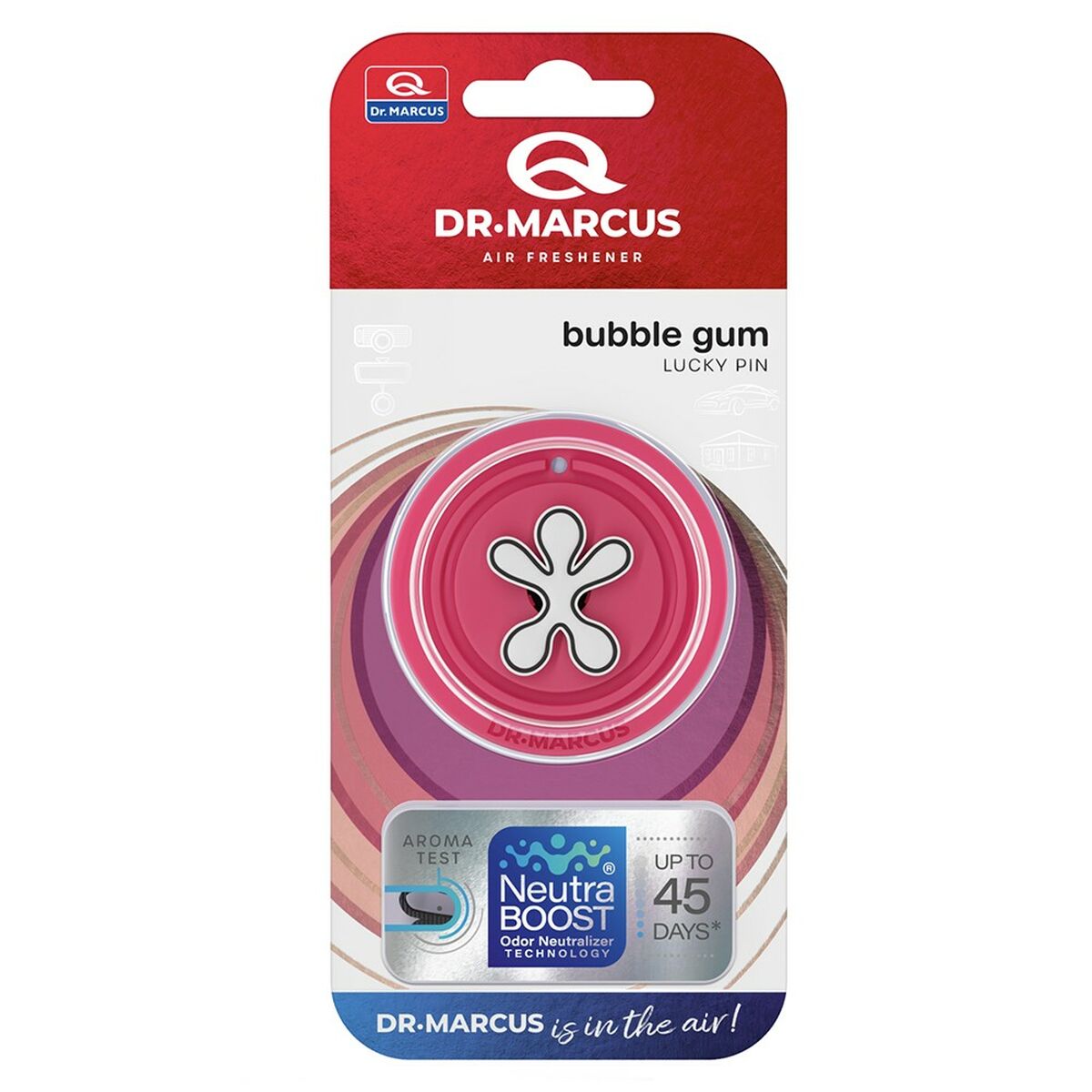 Pourquoi Désodorisant Pour Voiture Dr Marcus Lucky Pin Chewing gum Plastique Parfum m’a convaincu