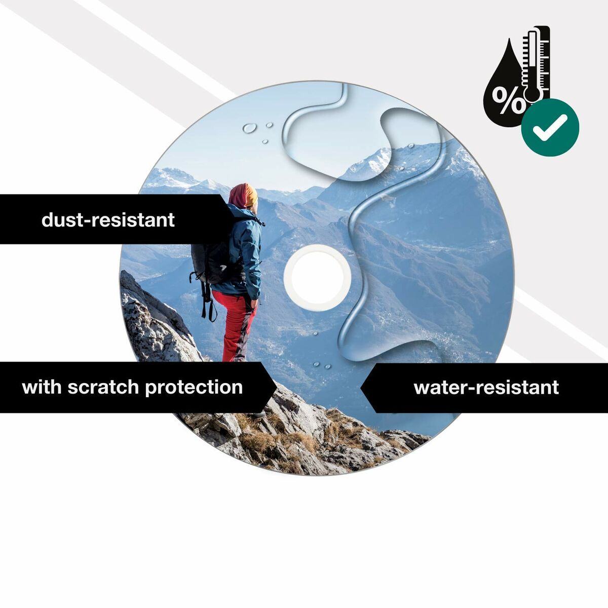 Lecteur CD/DVD Verbatim 43734 (50 Unités)