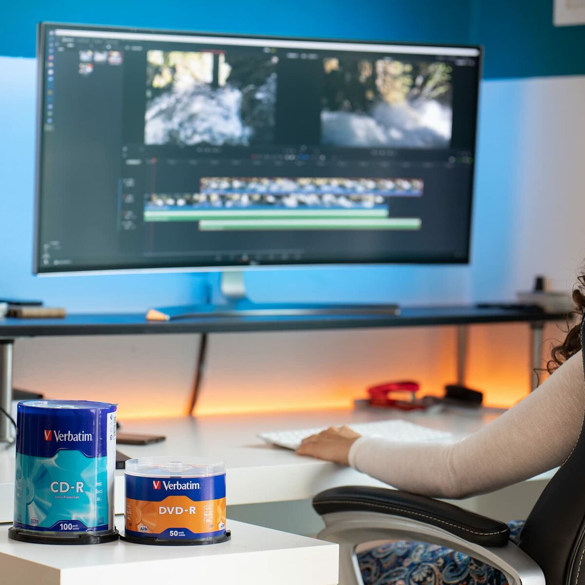 Lecteur CD/DVD Verbatim 43734 (50 Unités)