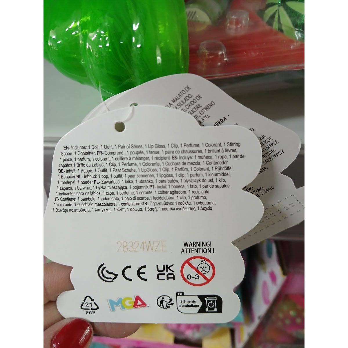 Bébé poupée MGA 19,6 x 12,7 x 6,35 cm