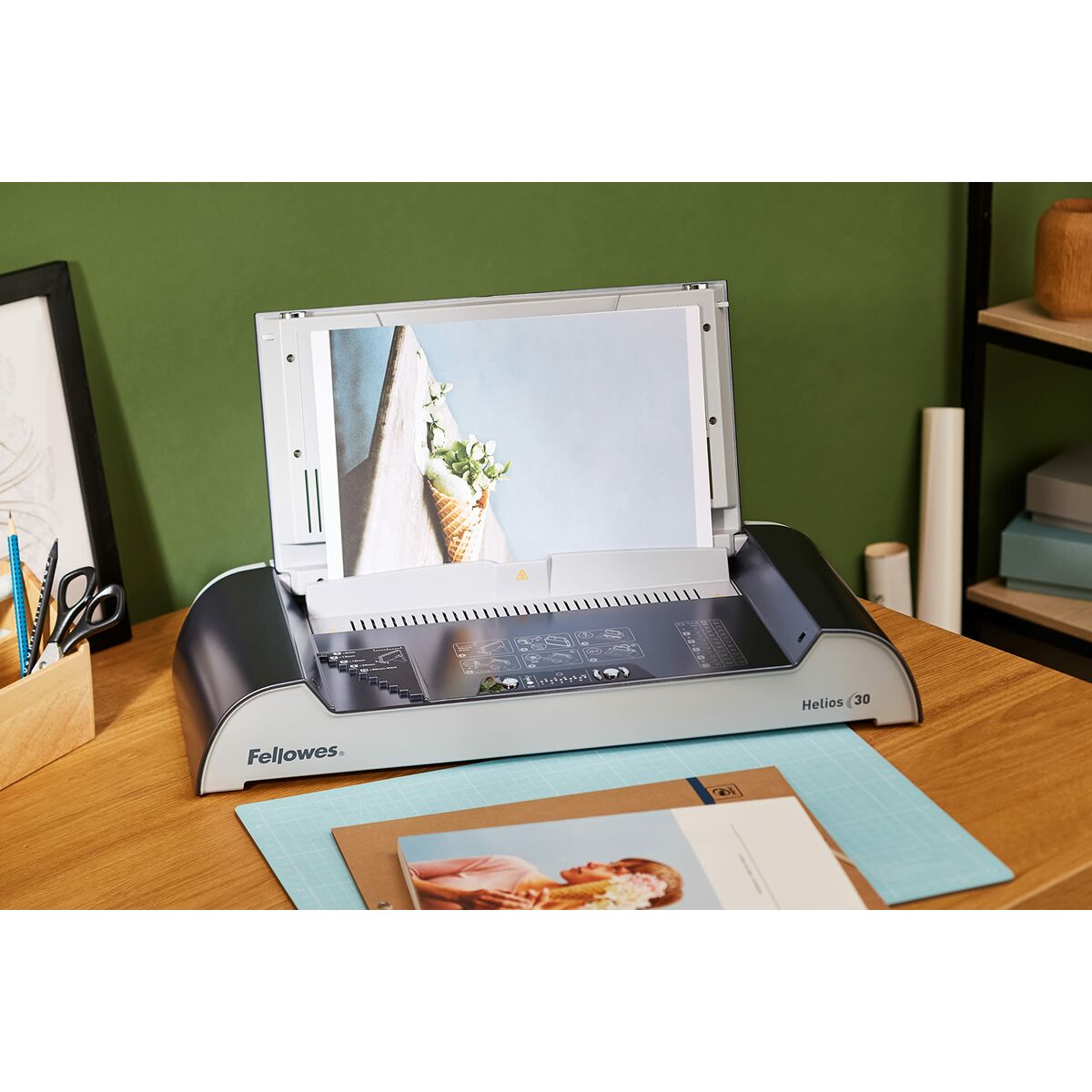 Relieuse Fellowes Helios 30 Graphite ABS