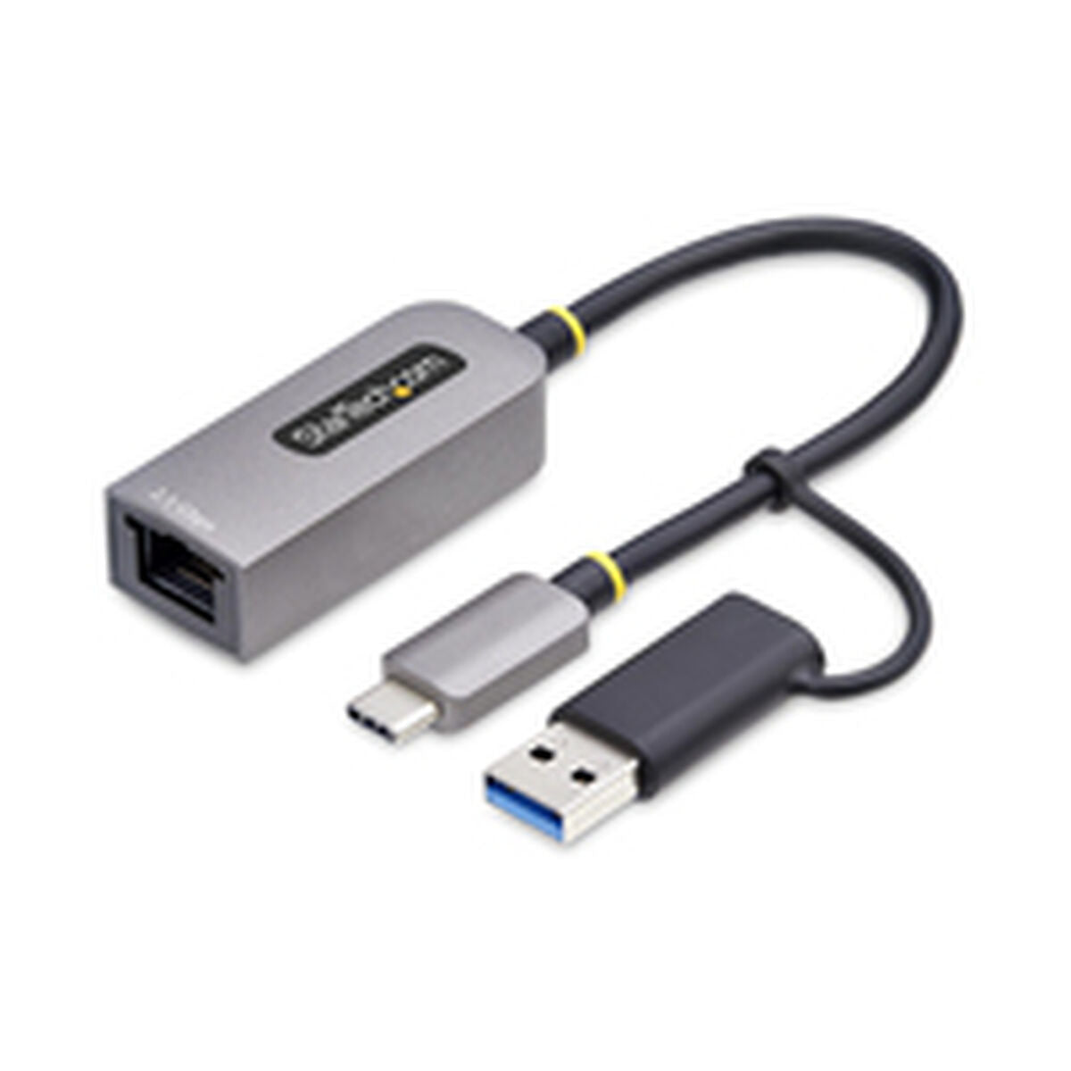 Câble USB Startech U2GA-USB-C-ETHERNET Gris