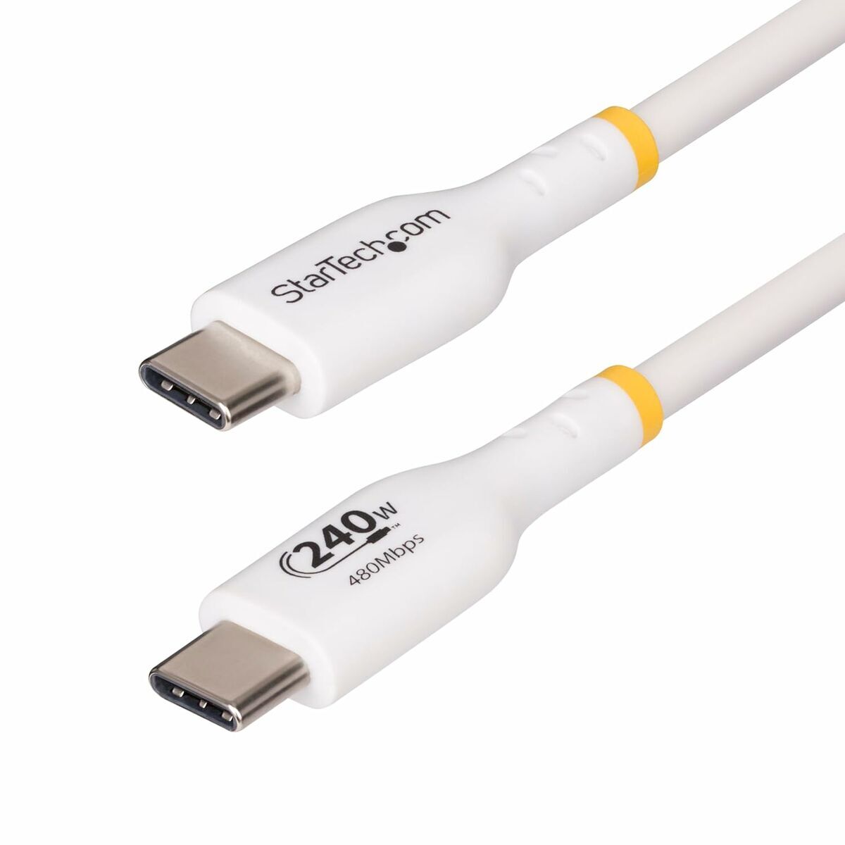 Câble USB Startech USB2EPR2MW Blanc 2 m