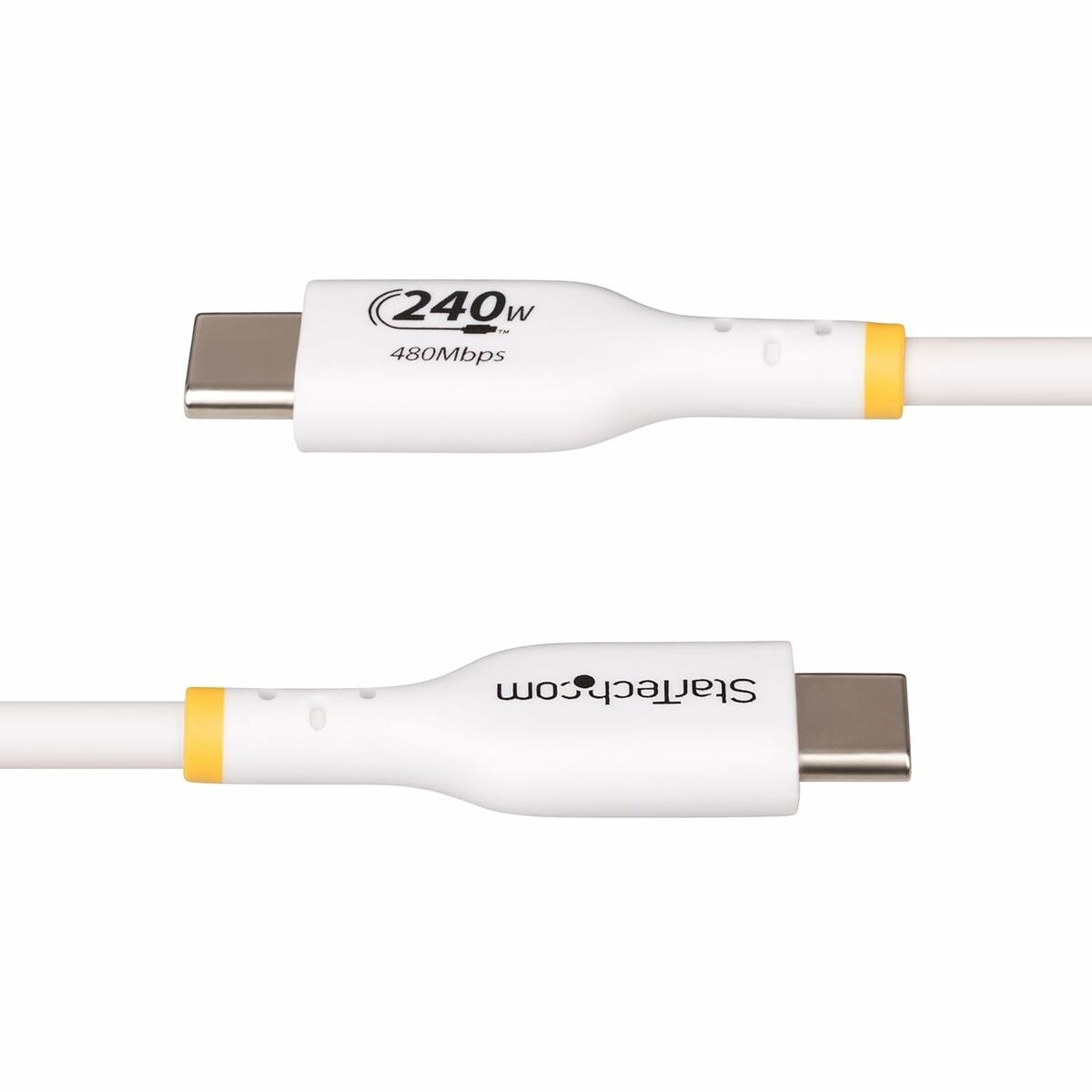 Câble USB Startech USB2EPR2MW Blanc 2 m