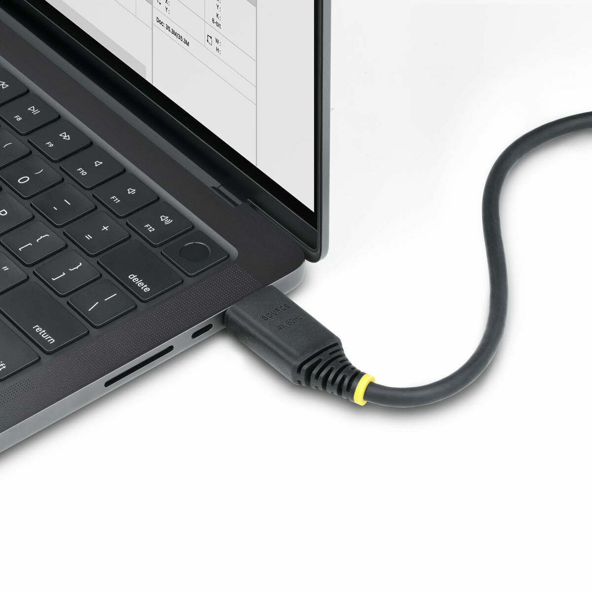 Câble HDMI Startech HDMI2-CABLE-GRIP-35F Noir