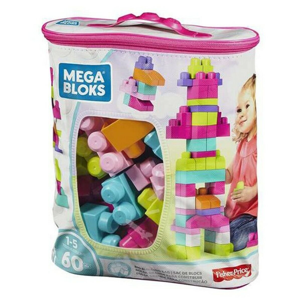 Blocs de construction Mega blocks Mattel DCH54 60 Pièces