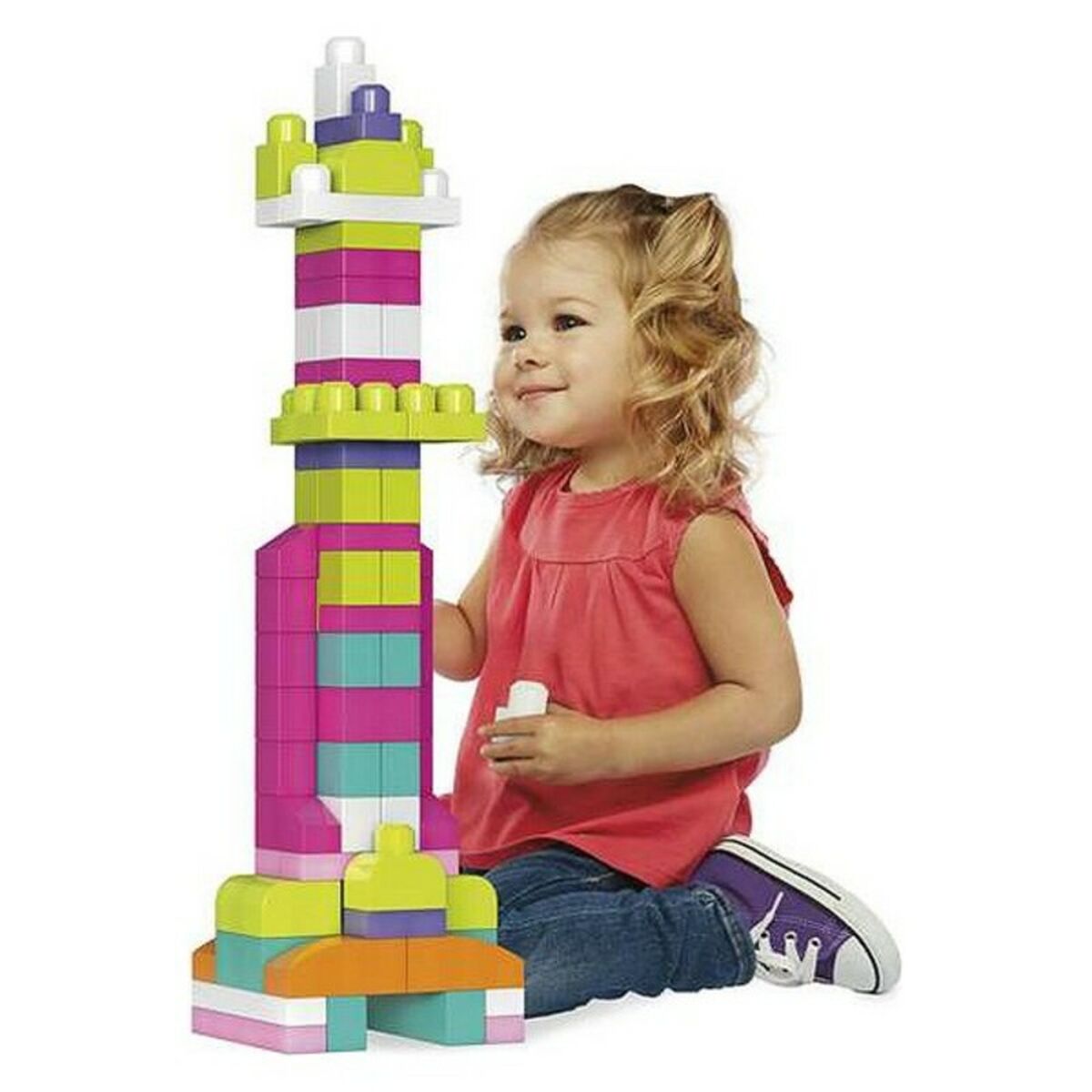 Blocs de construction Mega blocks Mattel DCH54 60 Pièces