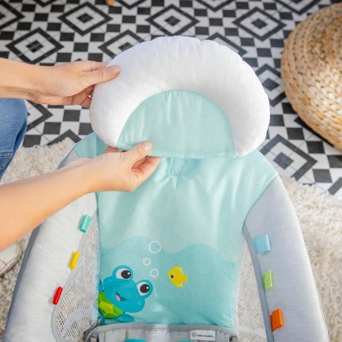 Hamac pour Bébé Baby Einstein Ocean Bleu