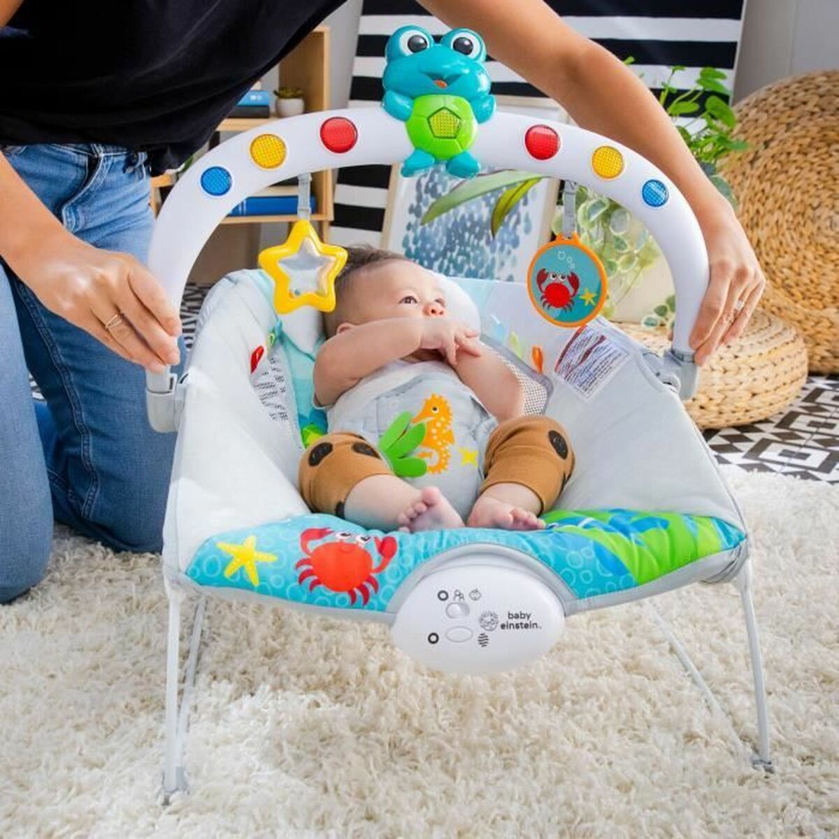 Hamac pour Bébé Baby Einstein Ocean Bleu