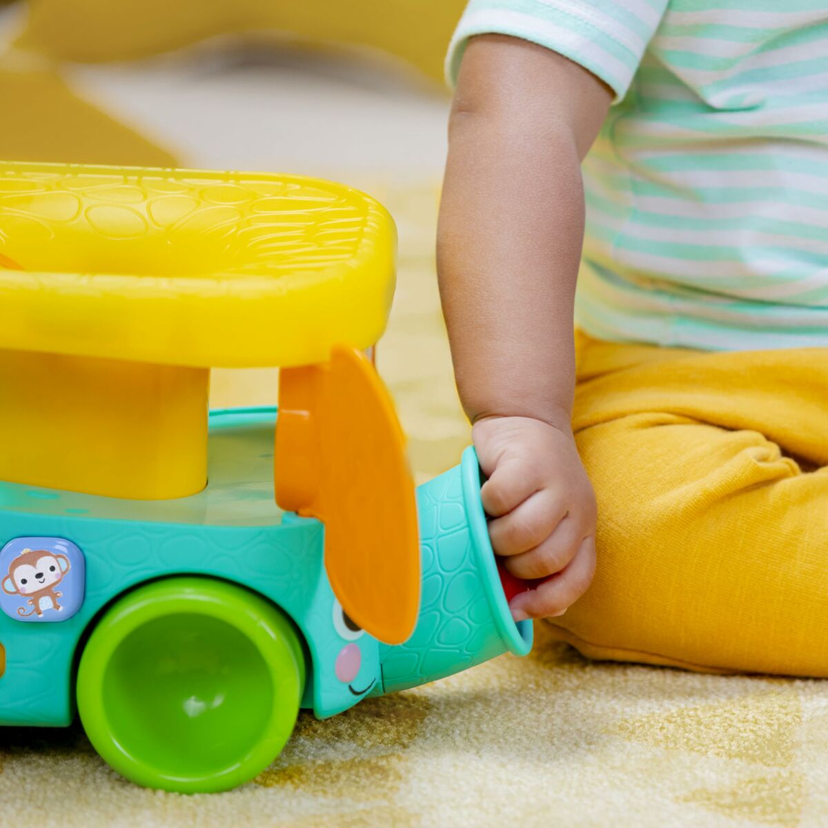 Jouet à tirer Bright Starts Pop & Roll Safari Bus