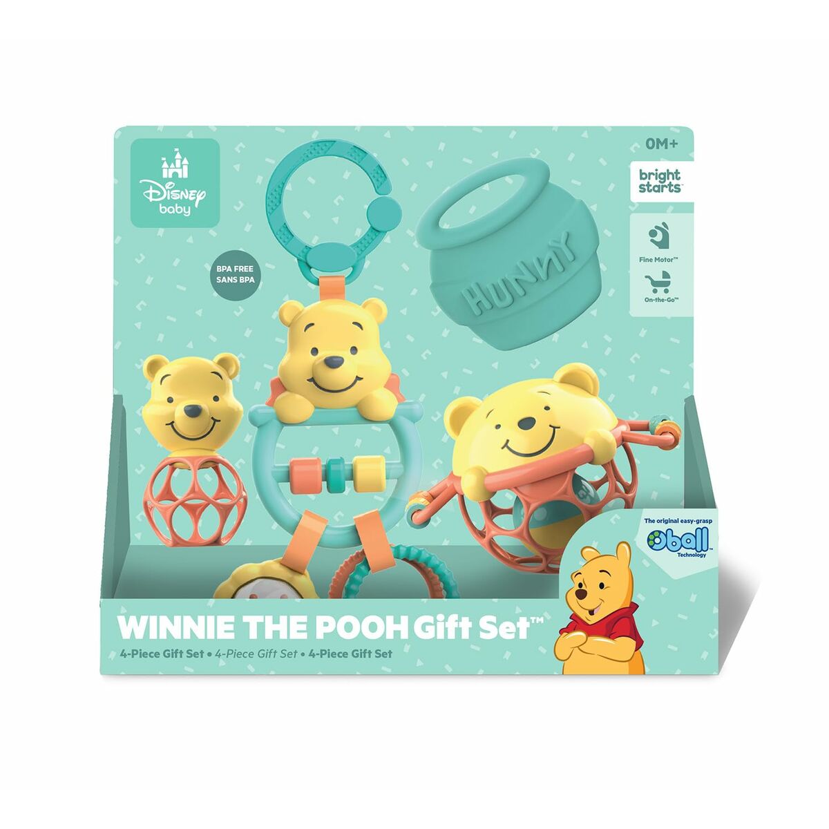 Ensemble de Jouets pour Bébés Disney BABY WINNIE Multicouleur 5 Pièces