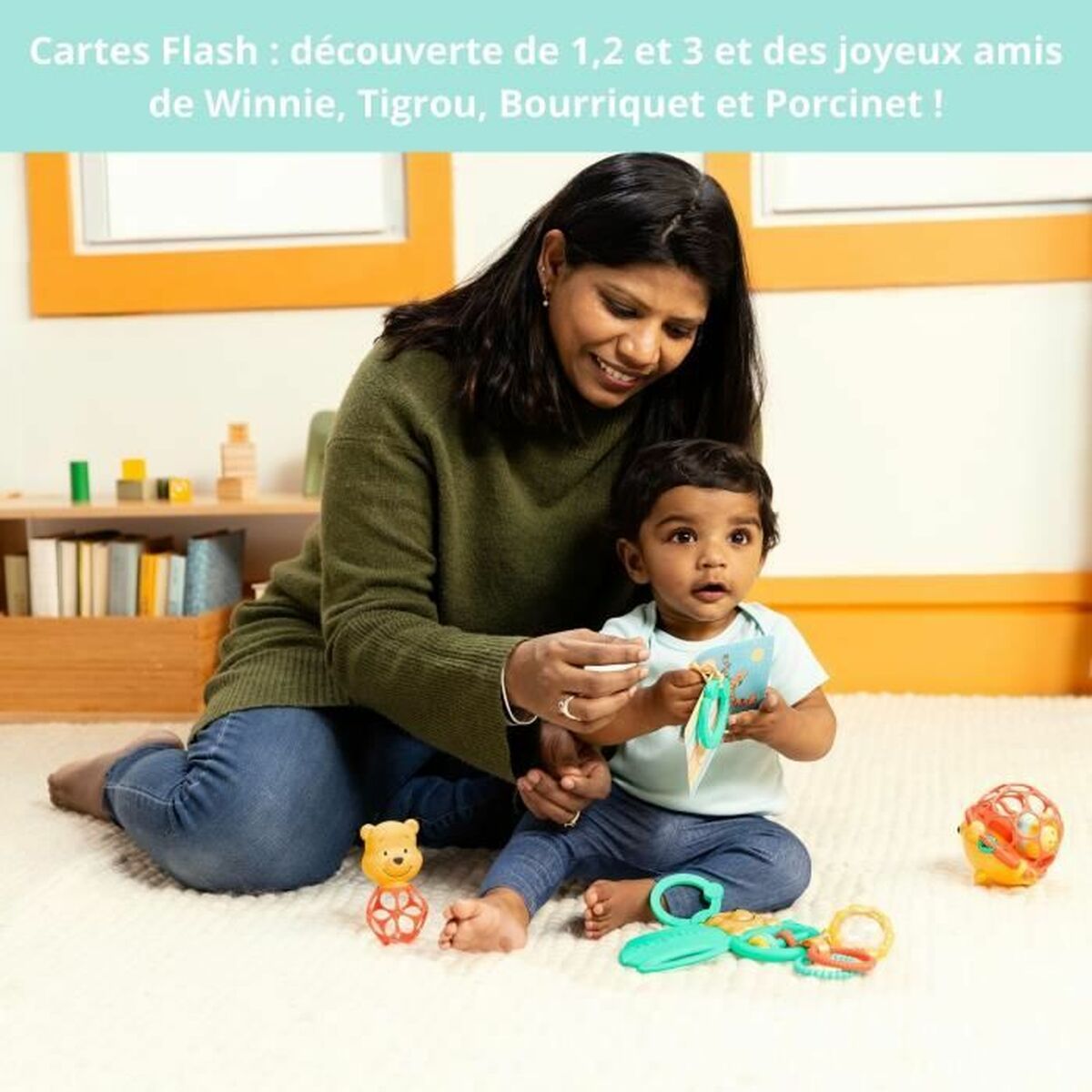 Ensemble de Jouets pour Bébés Disney BABY WINNIE Multicouleur 5 Pièces