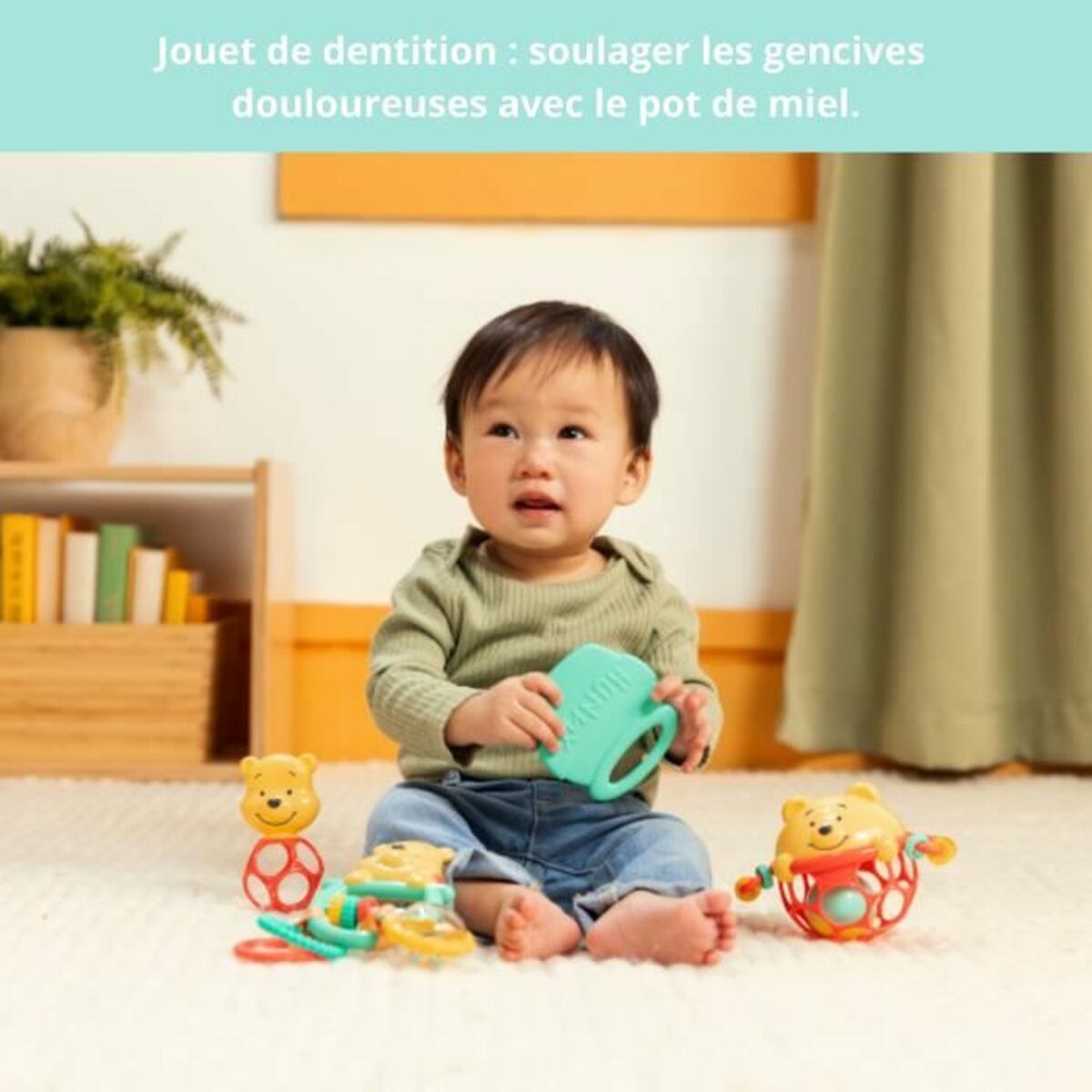 Ensemble de Jouets pour Bébés Disney BABY WINNIE Multicouleur 5 Pièces