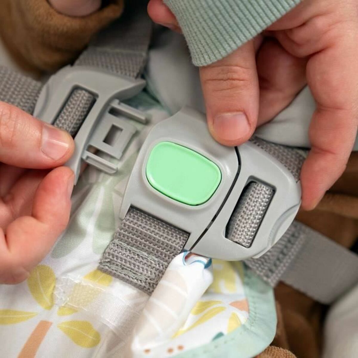 Hamac pour Bébé Ingenuity Vert Gris