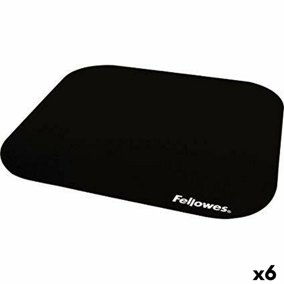 Tapis Antidérapant Fellowes    Noir Polyester Caoutchouc (6 Unités)