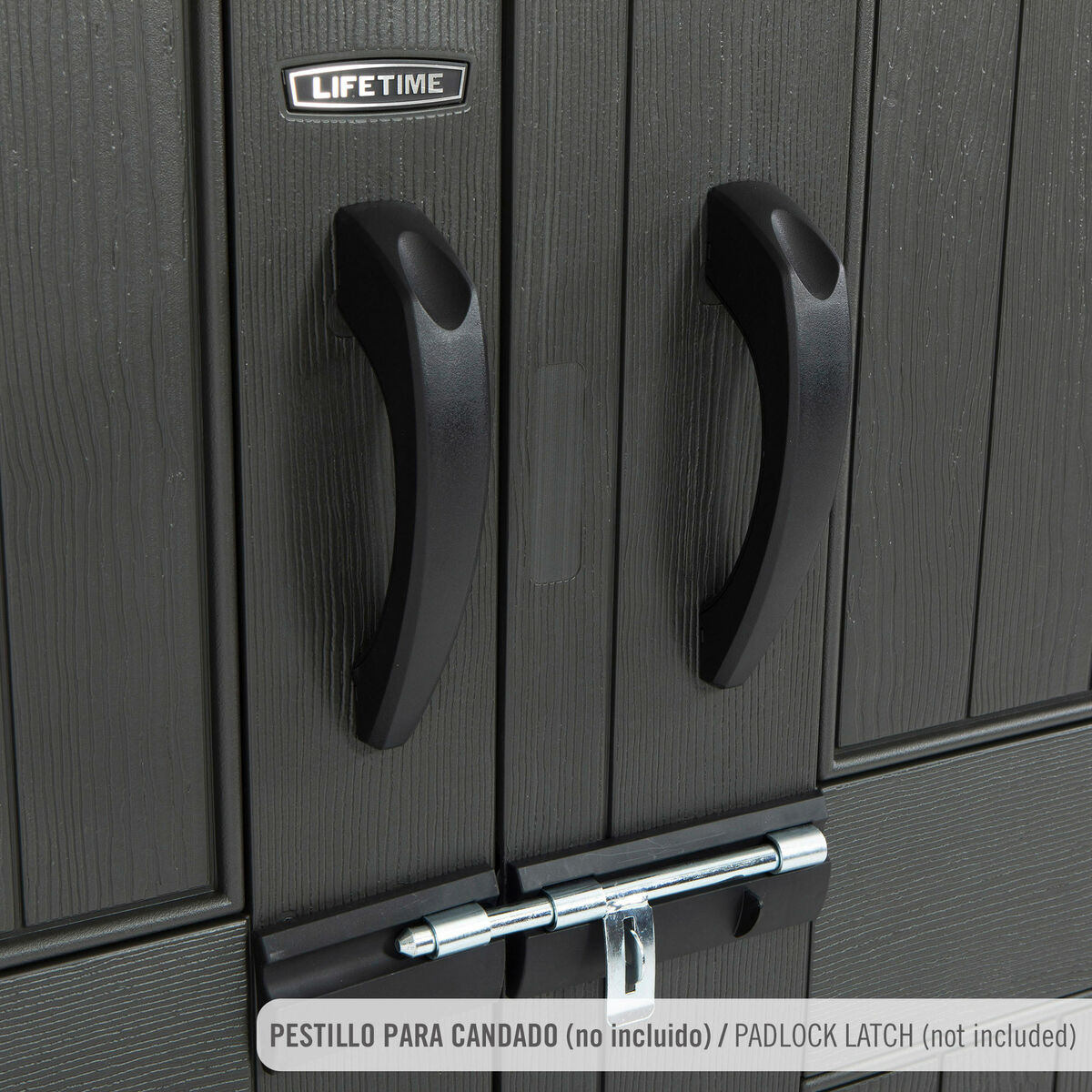 Cabane Lifetime 213 x 228 x 280 cm Gris