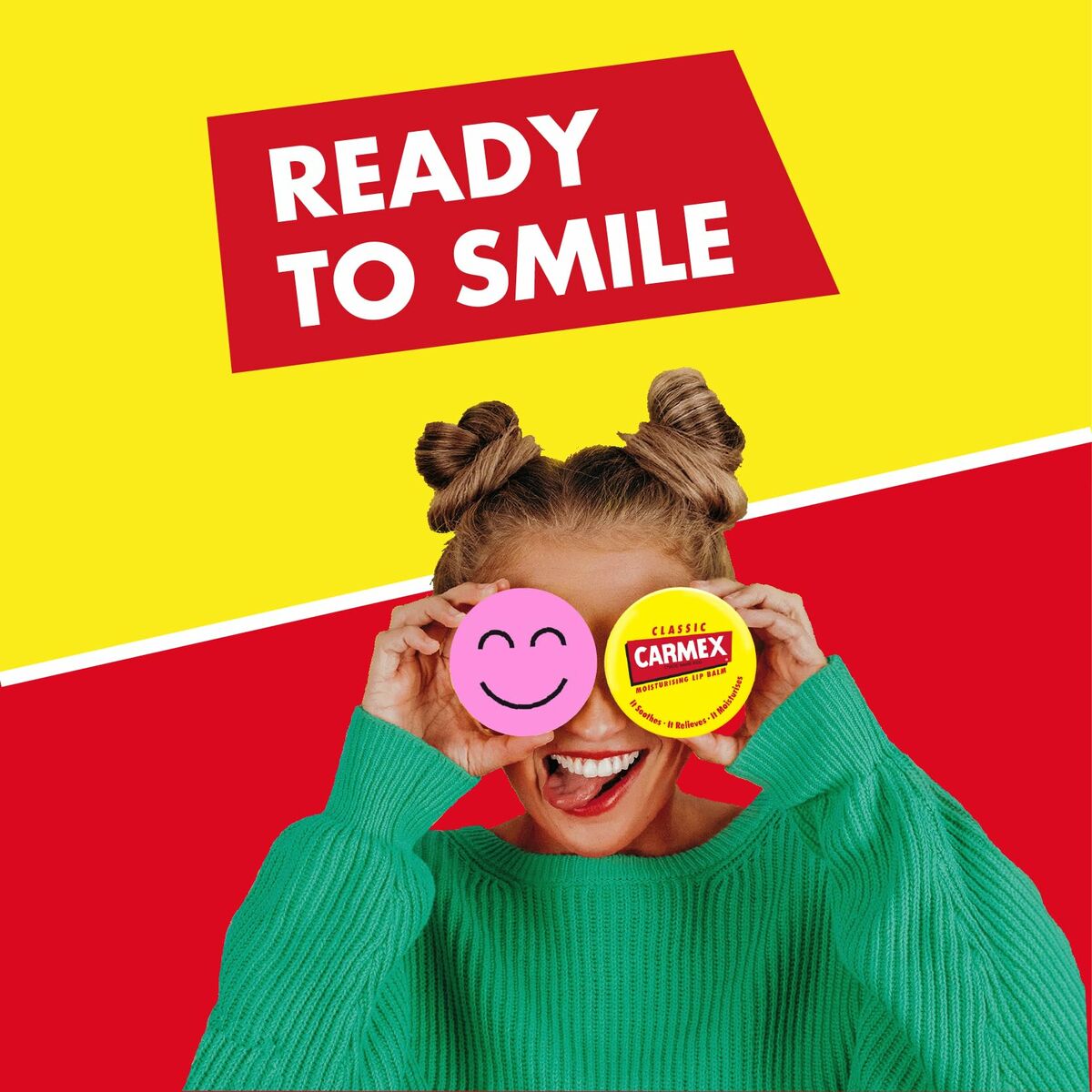 Baume à lèvres hydratant Carmex Triplo Transparent Spf 15 Fraise Ananas Cerise 3 Pièces (3 Unités)