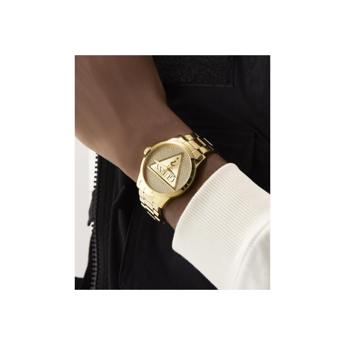 Montre Homme Guess BADGE Doré