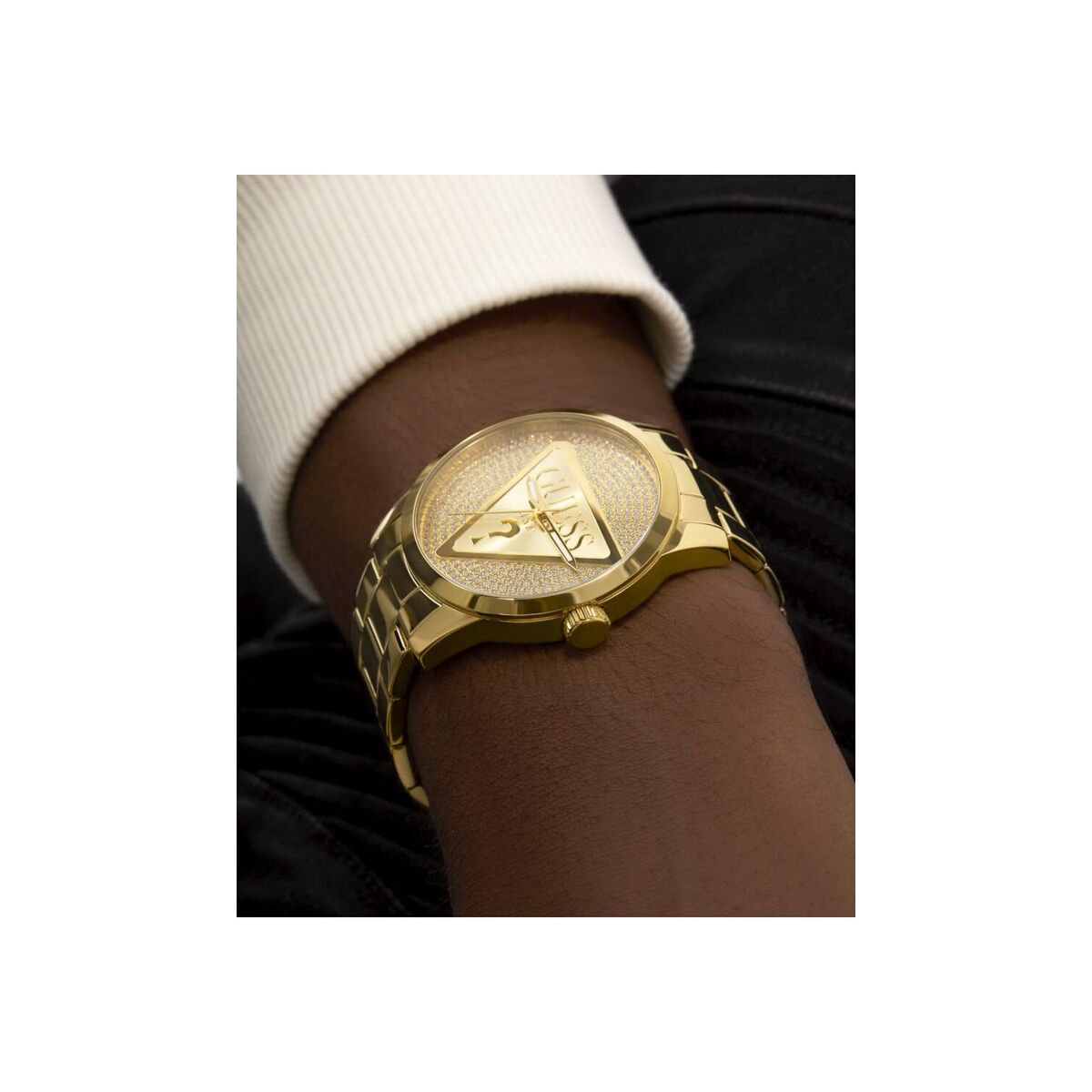 Montre Homme Guess BADGE Doré