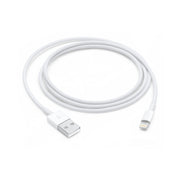 Câble USB vers Lightning Apple MXLY2ZM/A Blanc Noir 1 m