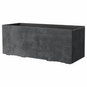Pot Deroma Anthracite 99 cm Plastique Rectangulaire Moderne