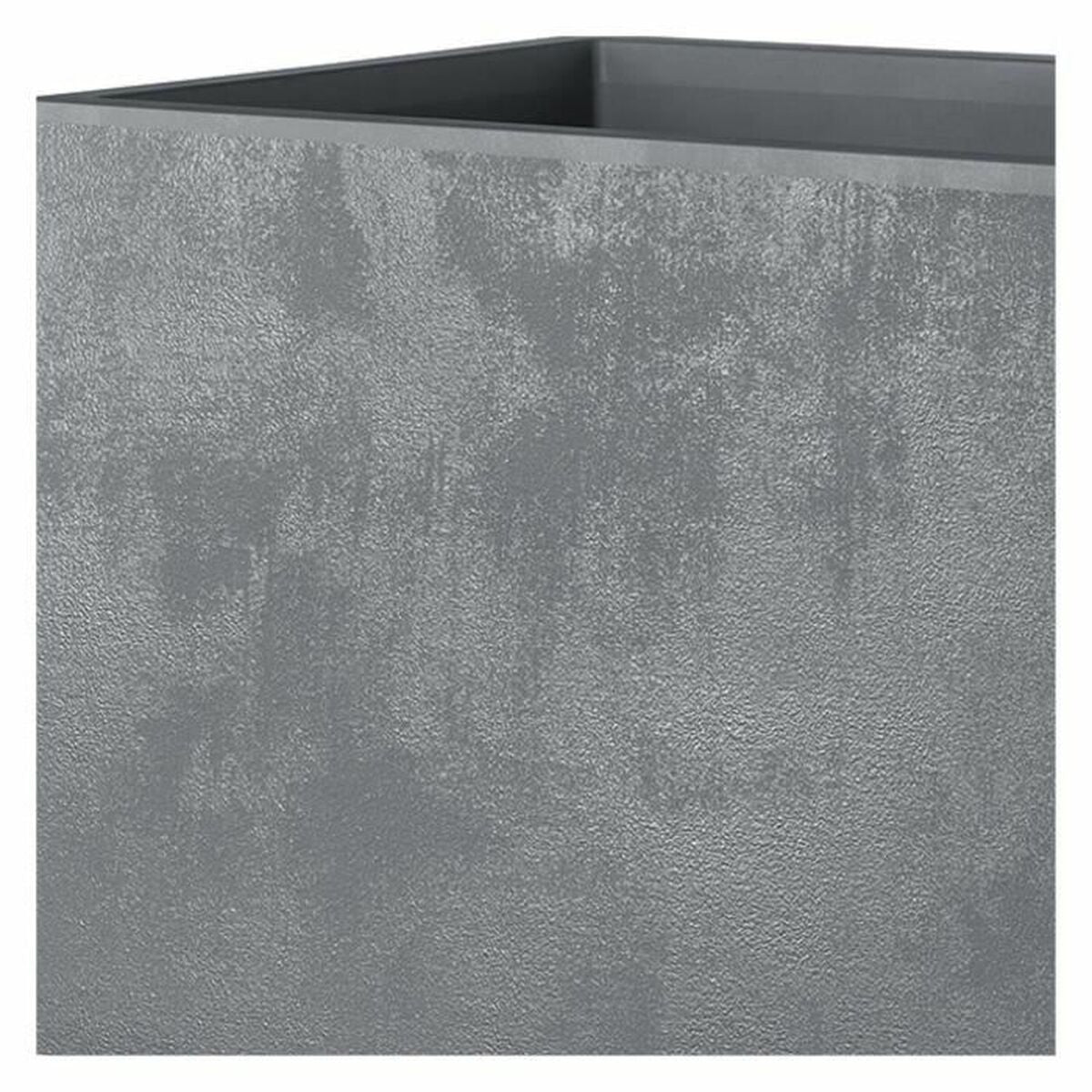 Jardinière auto-arrosante Deroma Millennium R Gris Plastique Plastique recyclé Rectangulaire