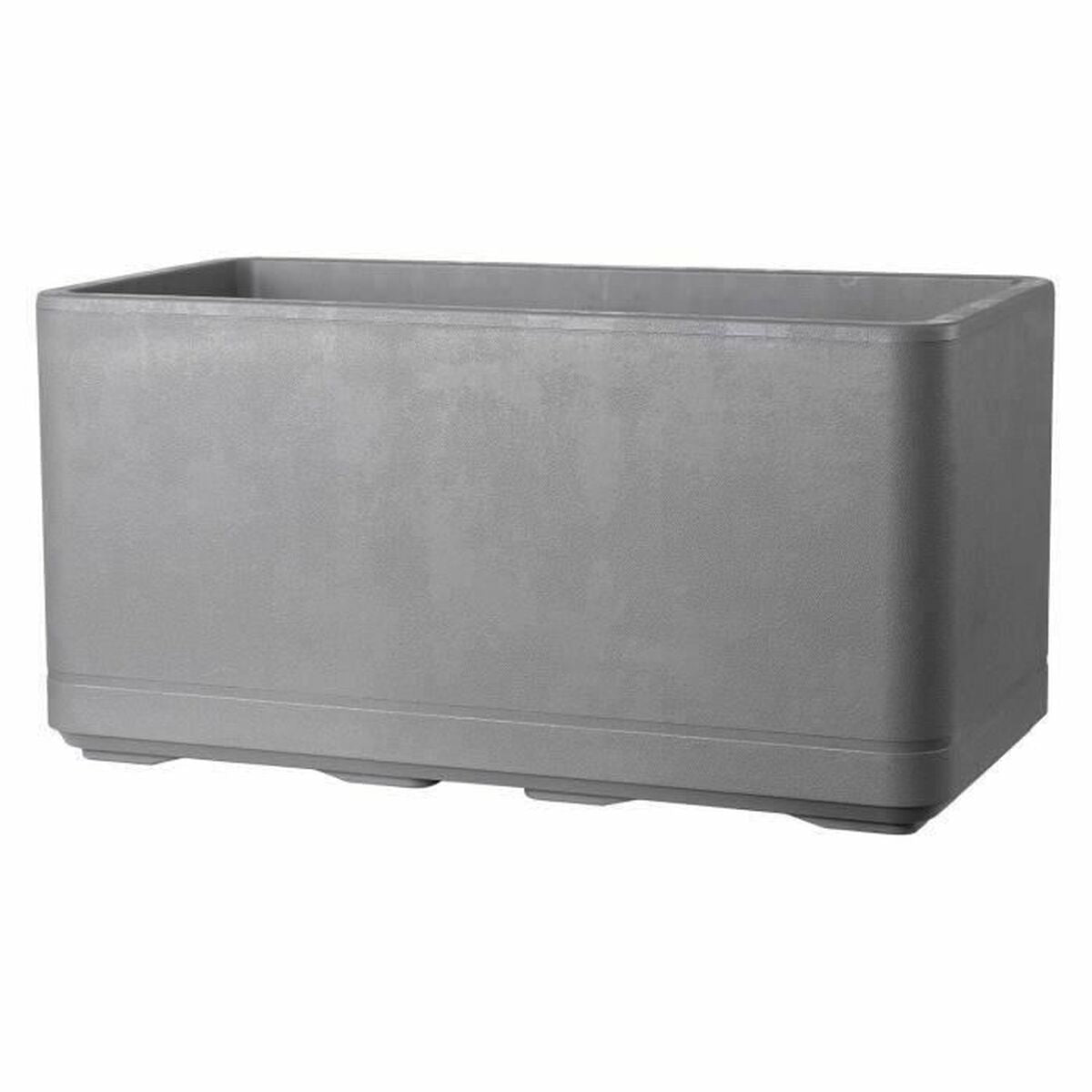 Jardinière auto-arrosante Deroma Gris 78 x 38 x 39 cm Plastique Rectangulaire Ø 78 cm
