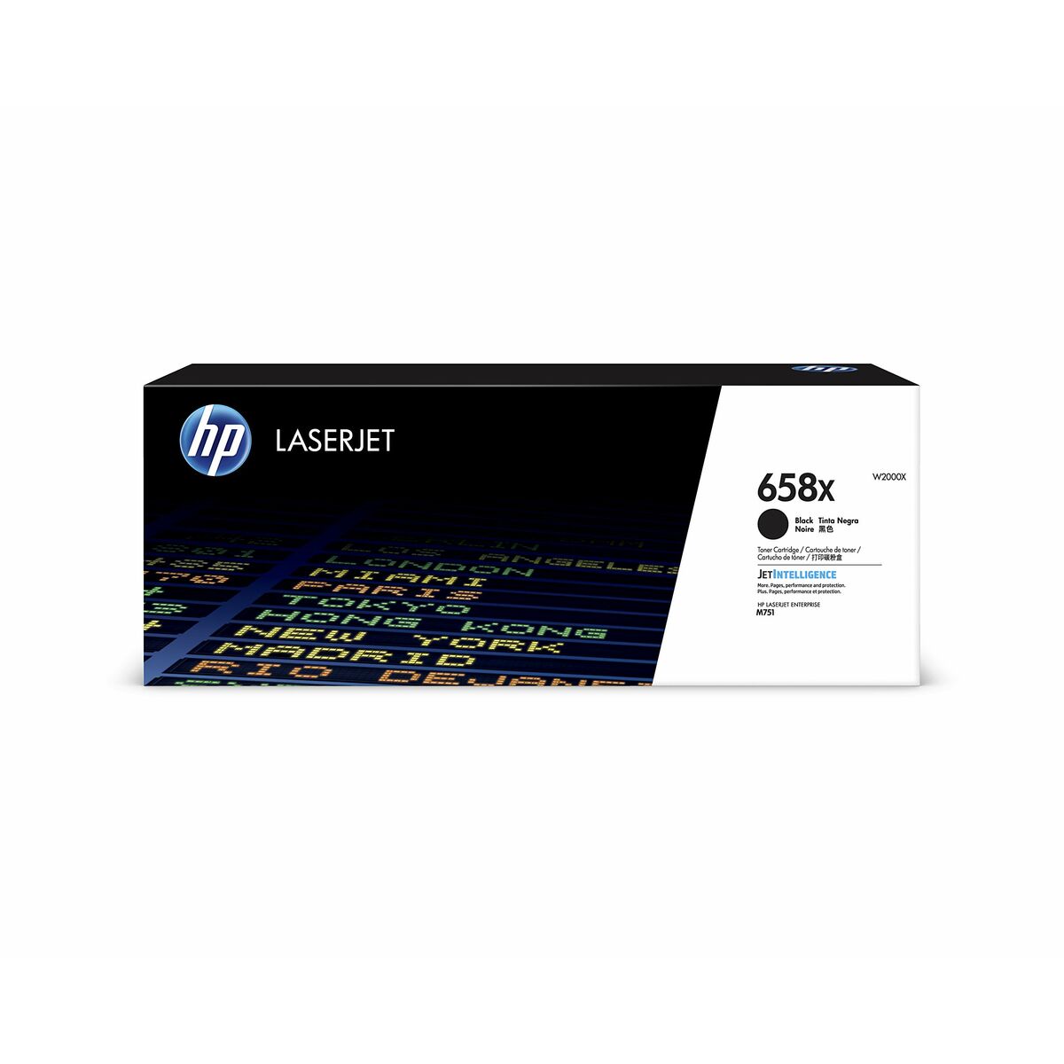 Toner original HP 658X Noir