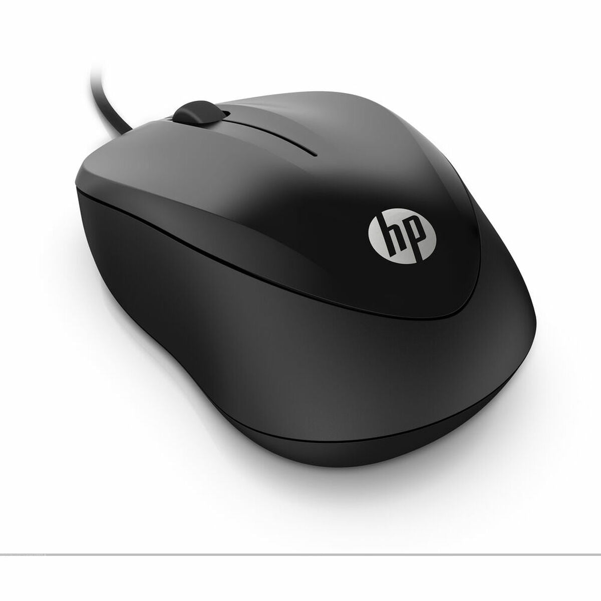 Souris avec Câble et Capteur Optique HP 4QM14AA#ABL Noir 1200 DPI
