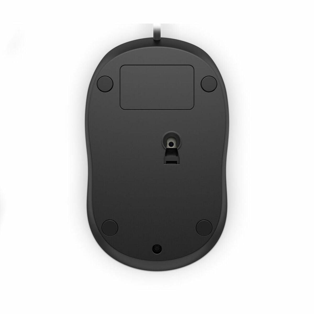 Souris avec Câble et Capteur Optique HP 4QM14AA#ABL Noir 1200 DPI