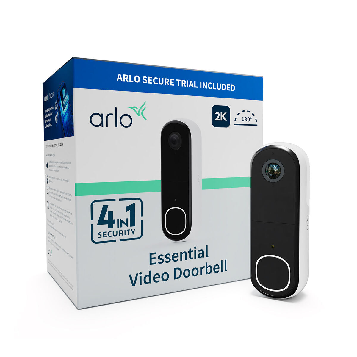 Interphone Vidéo Intelligent Arlo AVD4001-100EUS Blanc
