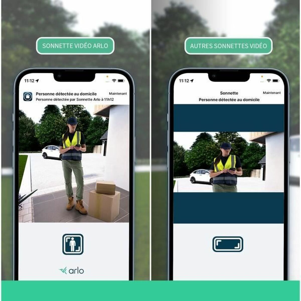 Interphone Vidéo Intelligent Arlo AVD4001-100EUS Blanc