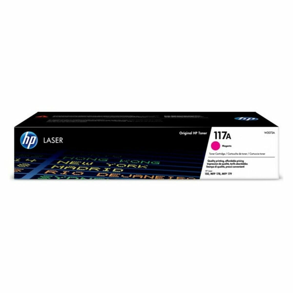 Toner original HP 117A Cyan