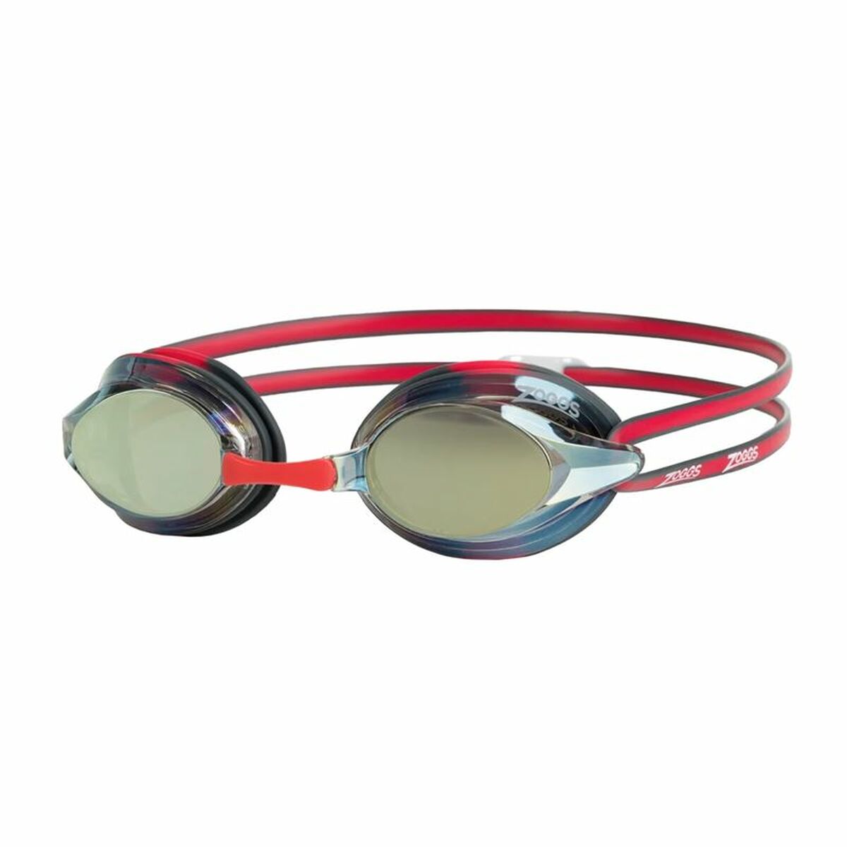 Lunettes de bain Zoggs Racer Titanium Rouge Taille unique