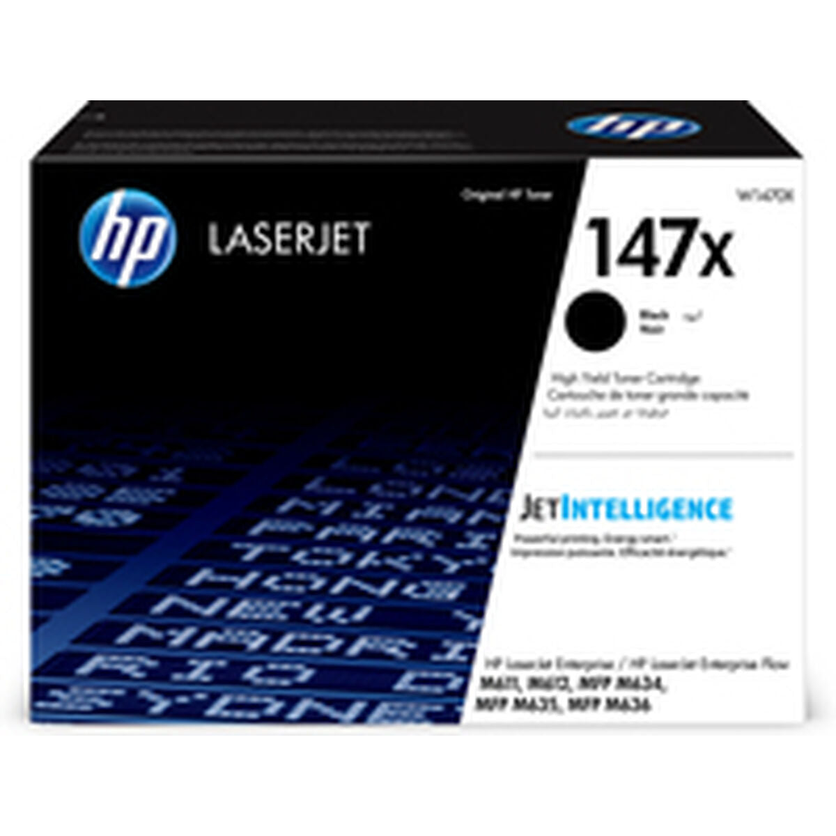 Toner original HP W1470X Noir