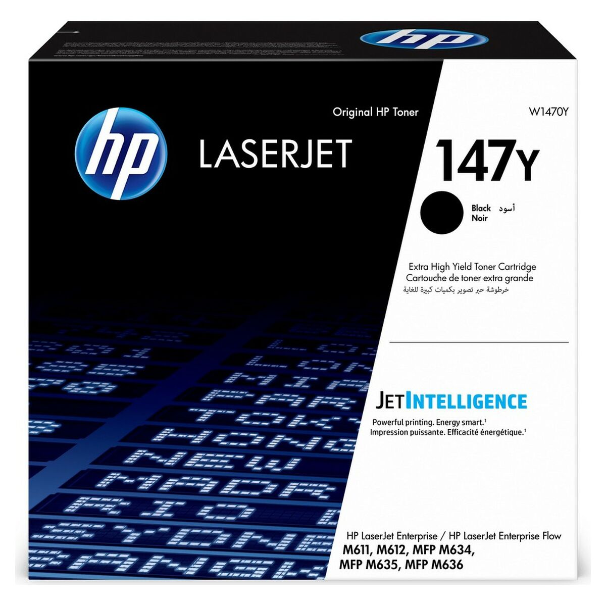 Toner HP W1470Y Noir