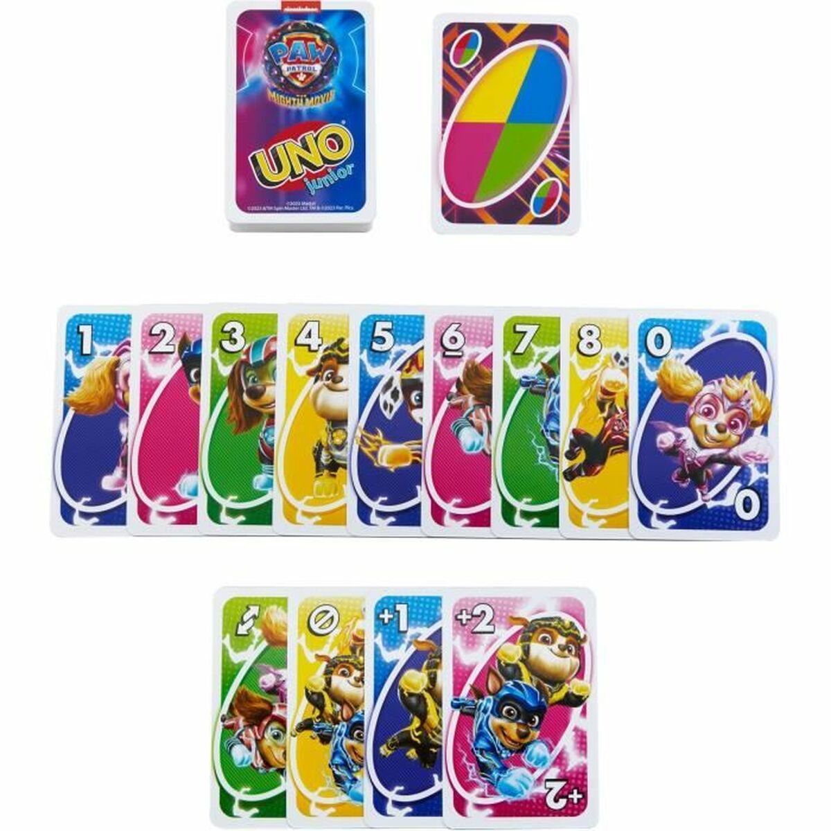 Jeu de société Mattel Uno Junior Paw Patrol 10 x 2 x 15 cm