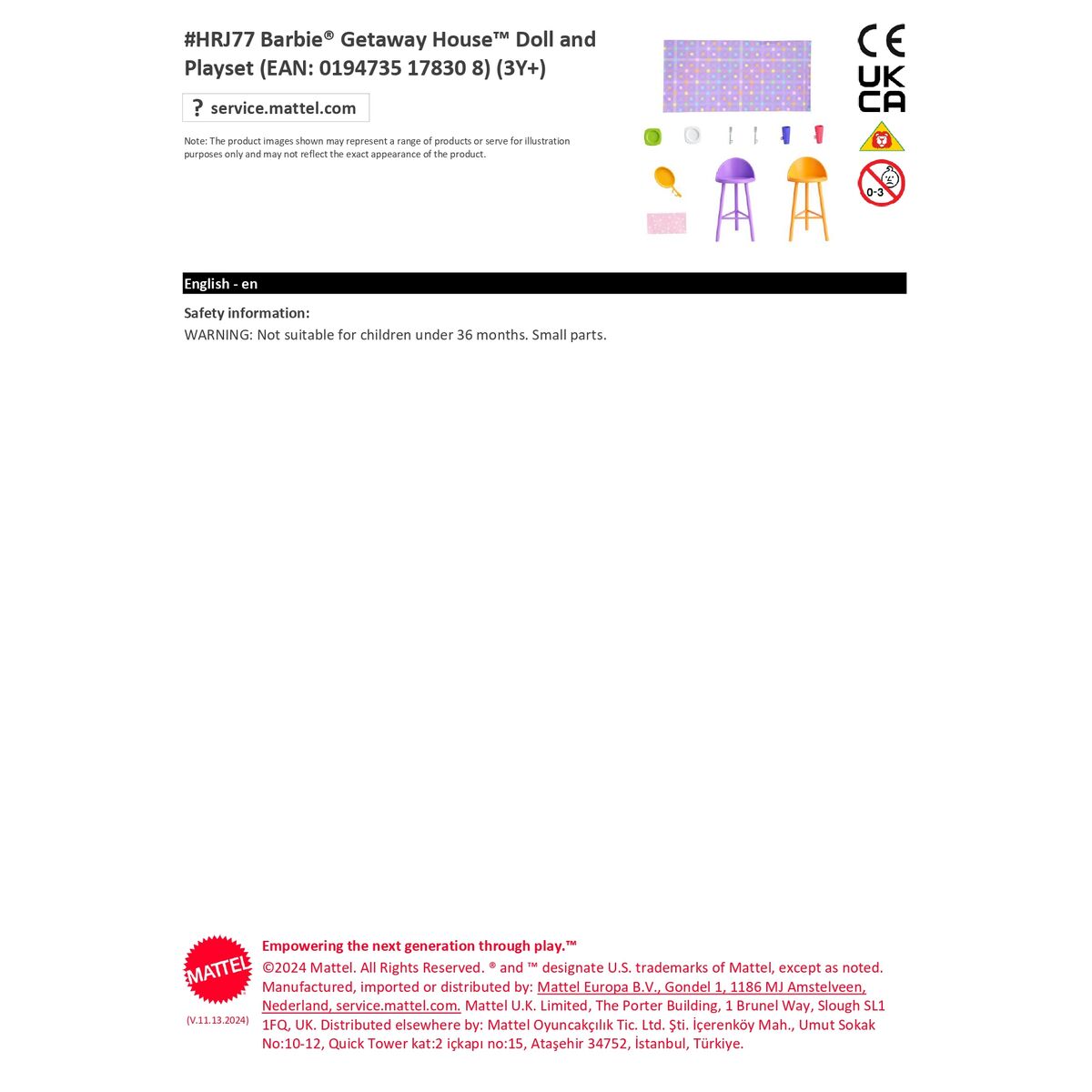 Poupée Bébé Mattel