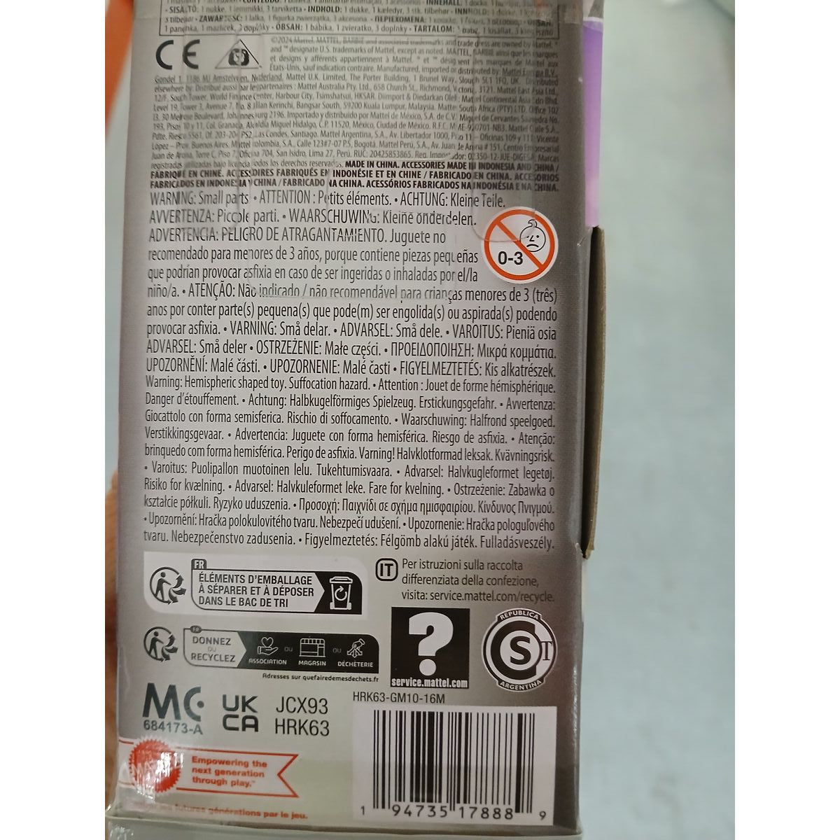 Poupée Barbie Chelsea Pop Reveal