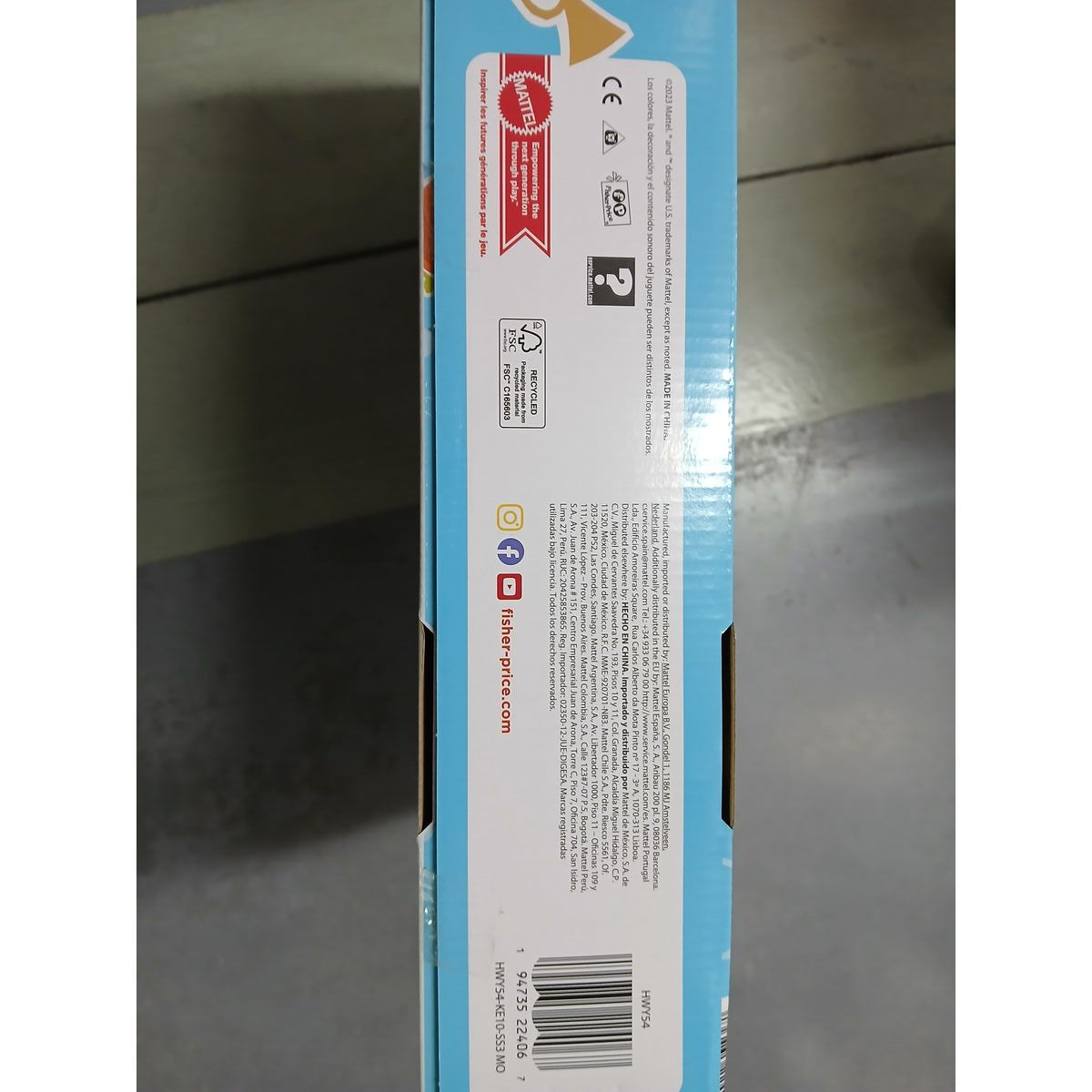 Tapis de jeu Fisher-Price Kick and Play Plastique Hochet Piano ES