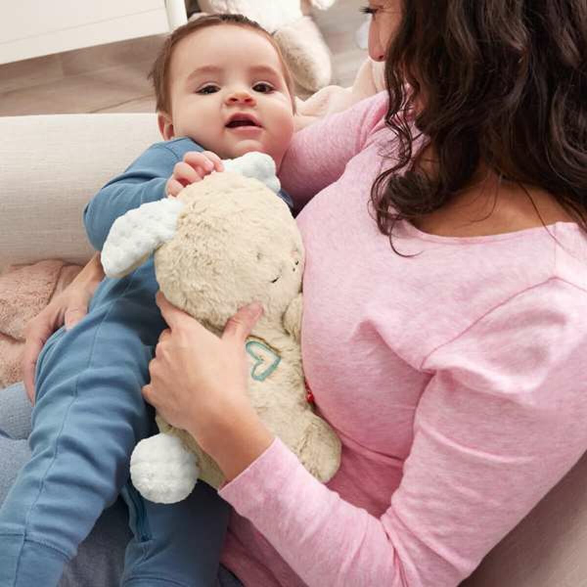 Peluche sonore Fisher-Price Lapin Plastique