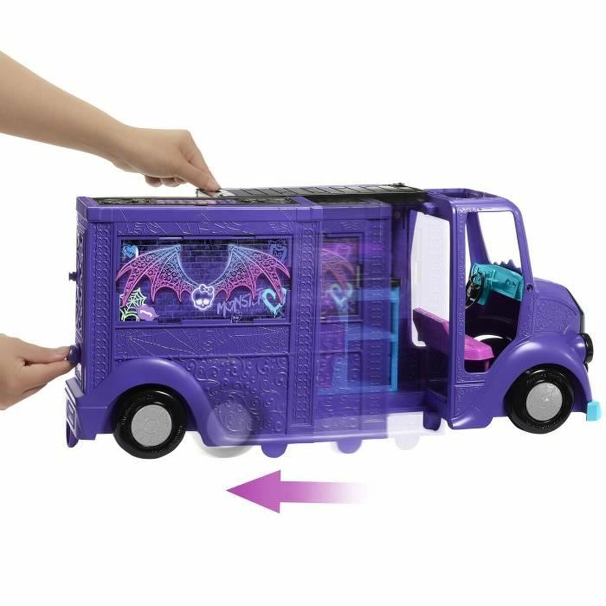 Poupon avec accessoires Monster High Tour Bus Rock Sang-sationnel