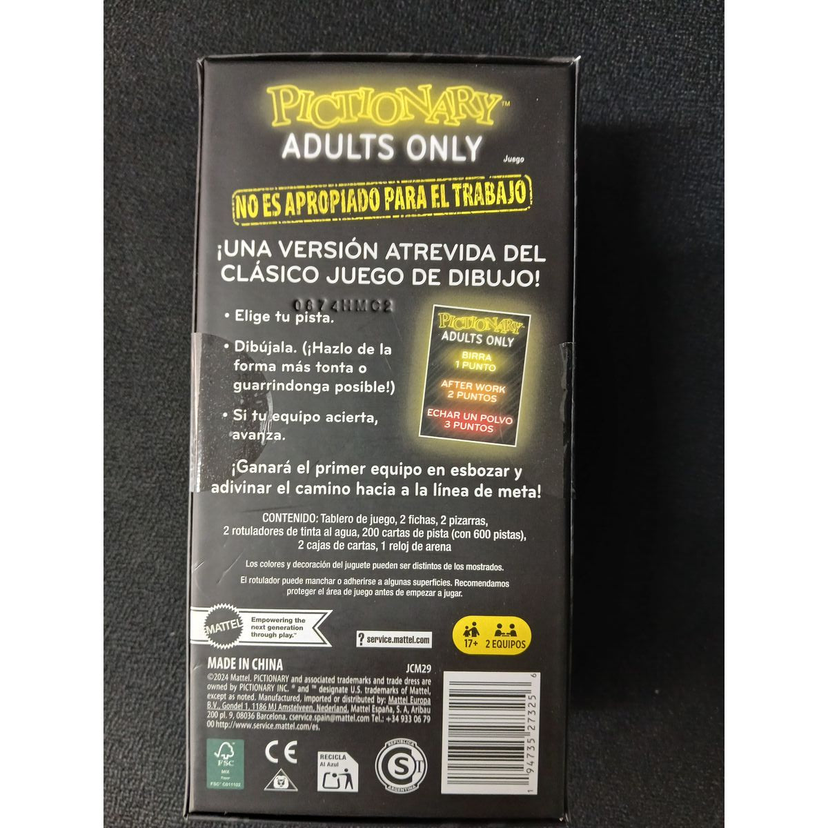 Jeu de société Mattel