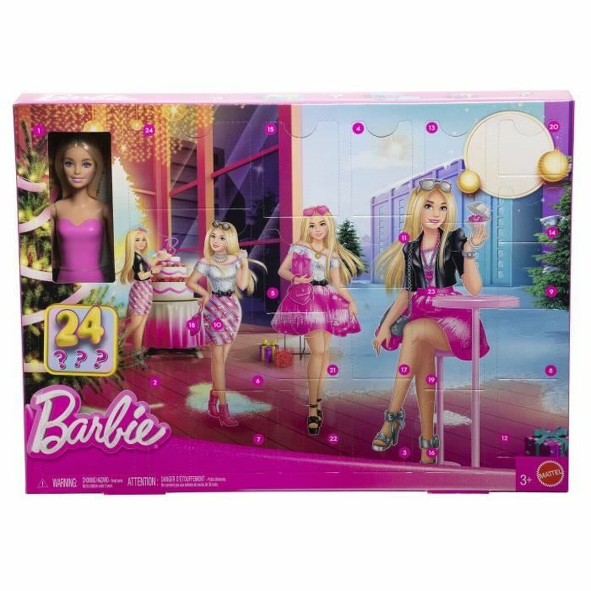 Calendrier de l’Avent Barbie (24 Pièces)