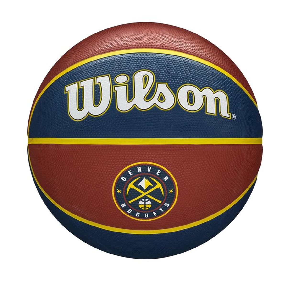 Ballon de basket Wilson NBA Team Tribute Den Bleu 7 Caoutchouc