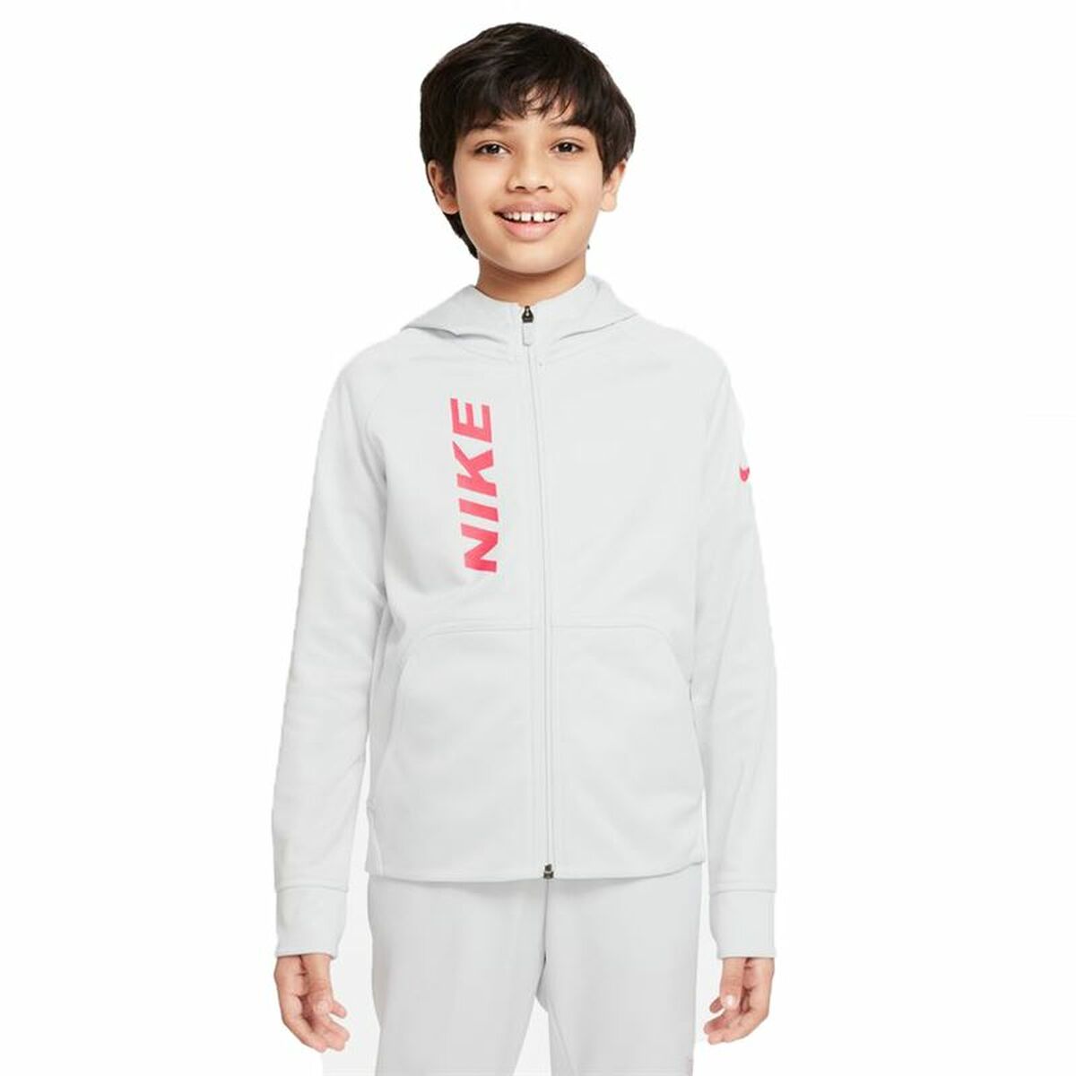 Veste de Sport pour Enfants Nike Therma-FIT Gris