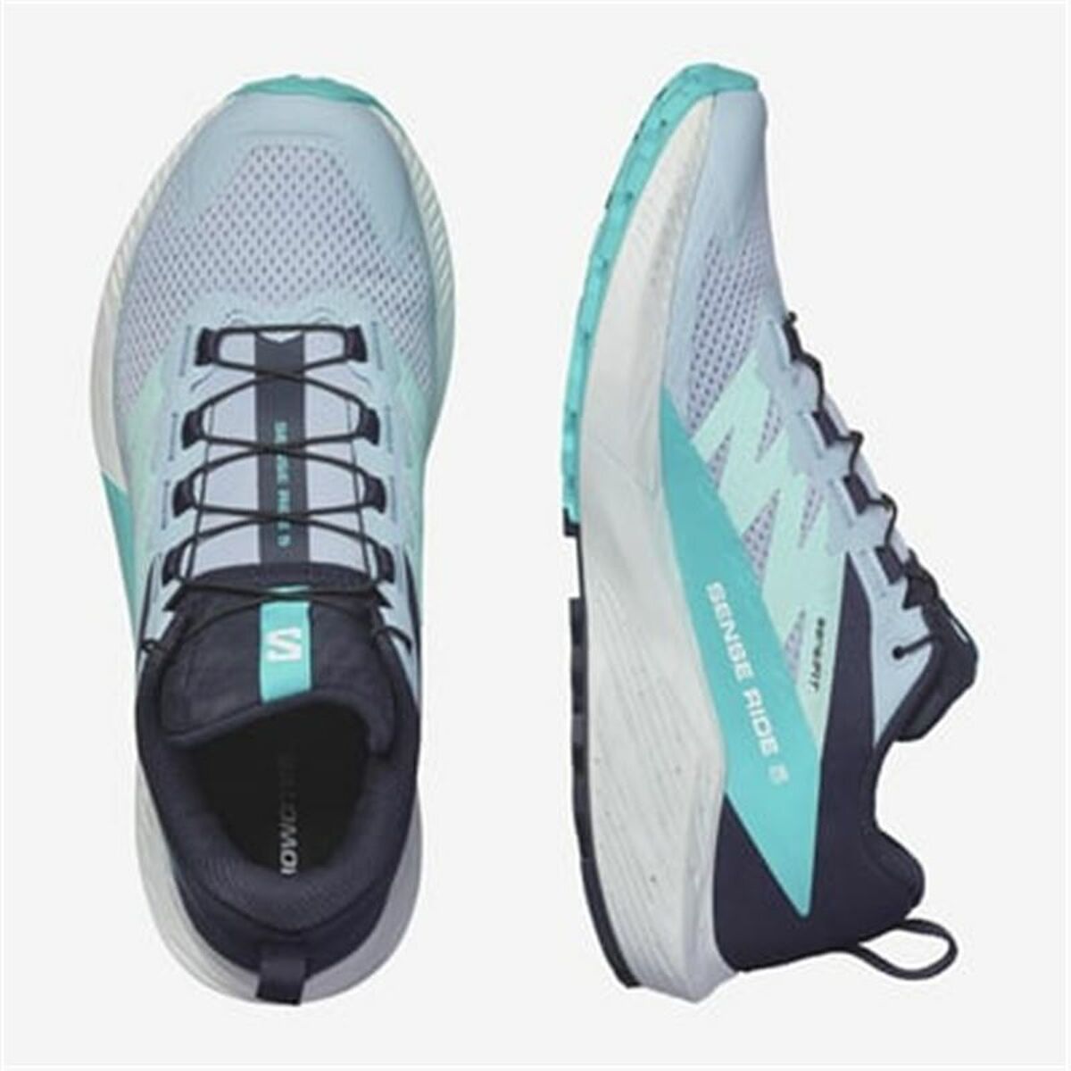 Chaussures de Running pour Adultes Salomon Sense Ride 5 Bleu clair